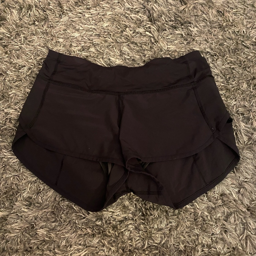Black lululemon shorts